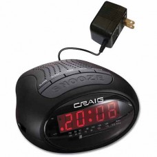 Craig CR45329B Dual Alarm Clock Digital PLL AM/FM Radio   552141971